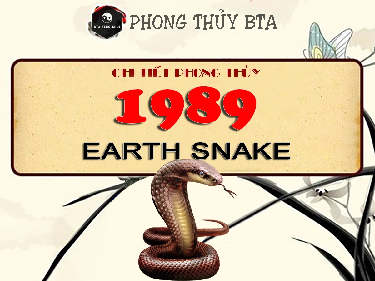 1989 Chinese Zodiac - Year of the Earth Snake
