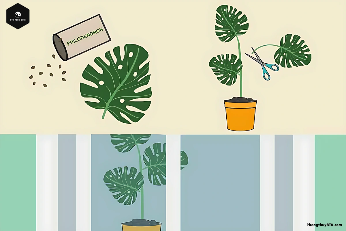 Propagating Monstera Deliciosa