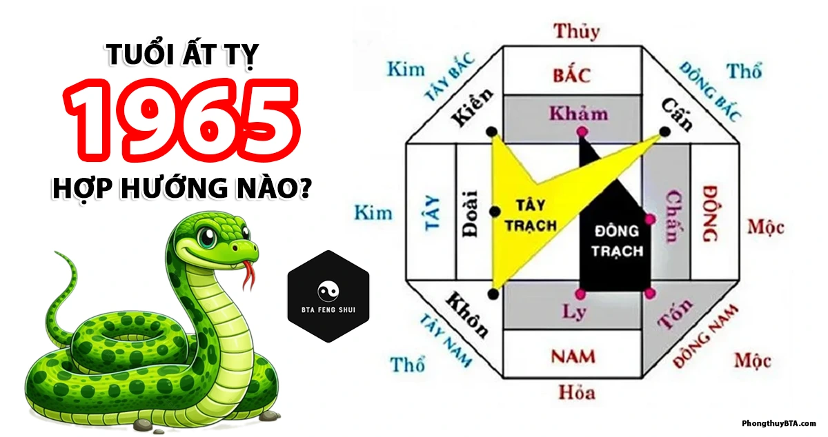 Tuổi Ất Tỵ 1965 hợp hướng nào?