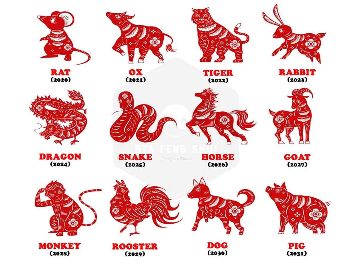 12 Chinese Zodiac Sign